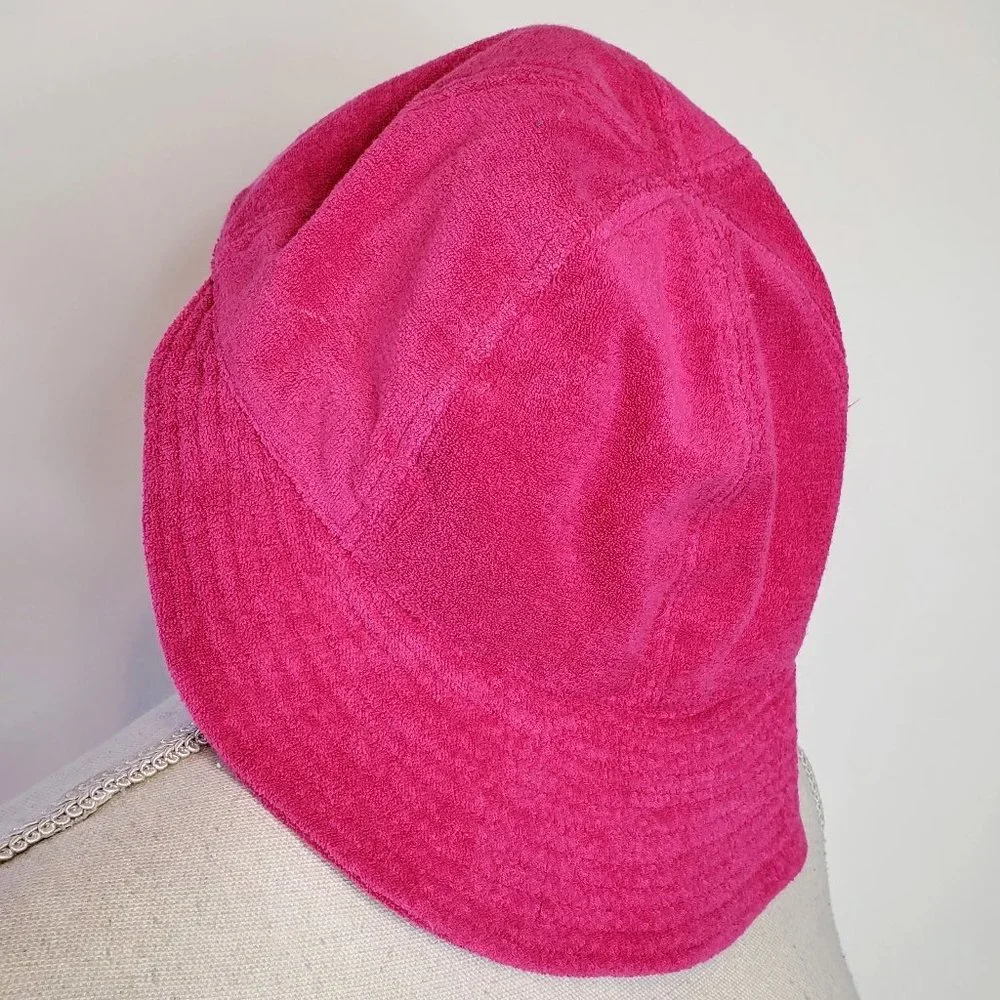 NWT‎ Cappelli Pink Terrycloth Floppy Beach Cap OS